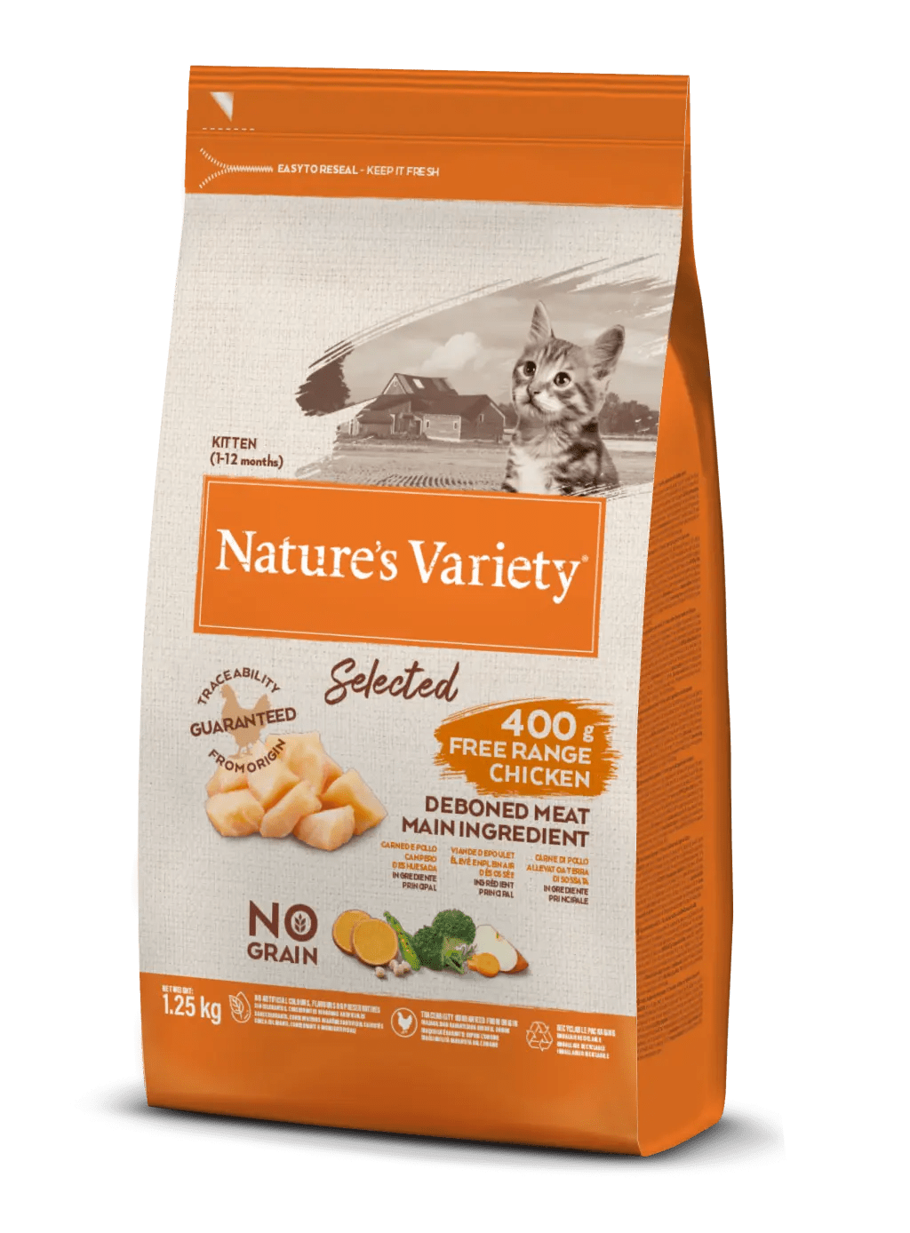 Natures variety Selected CAT Kitten pollo