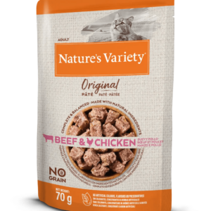 Natures variety Original Humedo Gato Beff y Pollo 70gr.