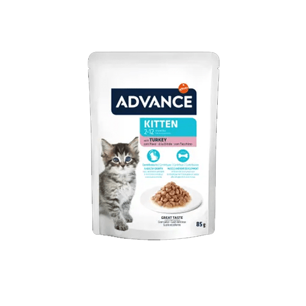 ADVANCE CAT WET KITTEN PAVO 85g