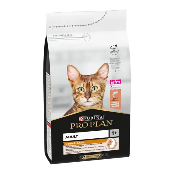 PURINA® PRO PLAN® Gato Adult 1+ DERMA CARE Salmón