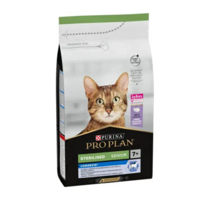 PURINA® PRO PLAN® Gato STERILISED Senior 7+ LONGEVIS® Pavo