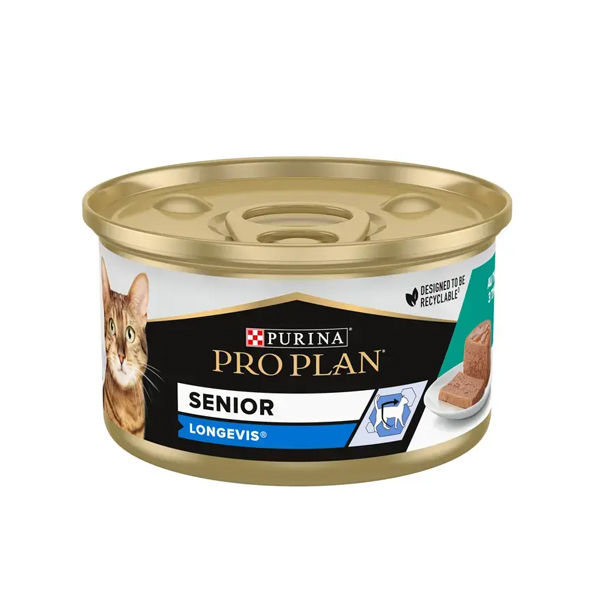 PURINA® PRO PLAN® Gato Senior 7+ LONGEVIS Mousse con atún