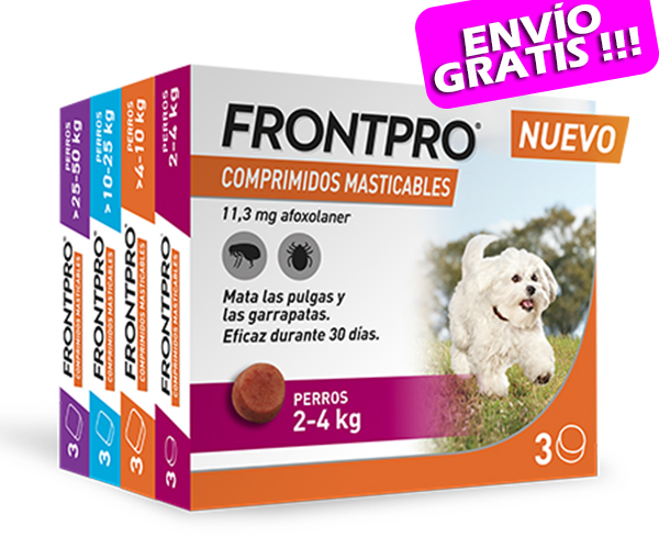 FRONTPRO antiparasitario para perros